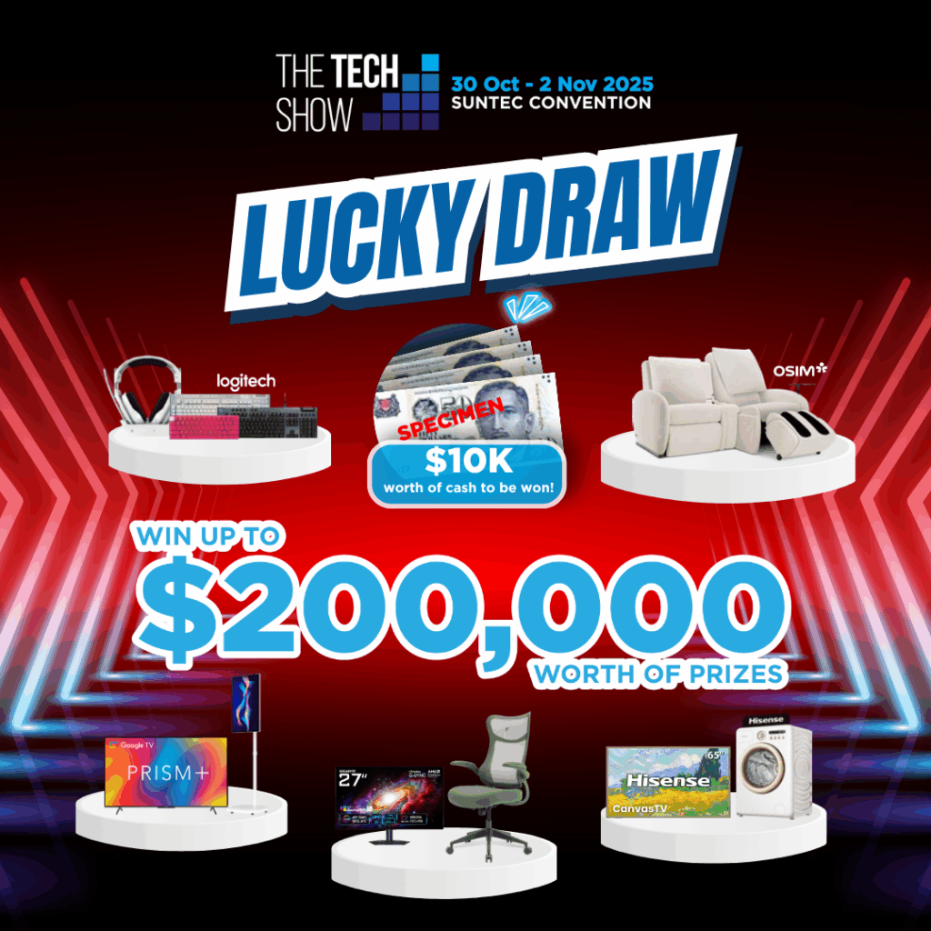 Up To $200,000 worth of prizes to be won at The Tech Show 2025Up To $200,000 worth of prizes to be won at The Tech Show 2025