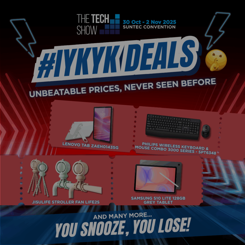 IYKYK Deals are flash deals at The Tech Show 2025 that is by while stocks last!