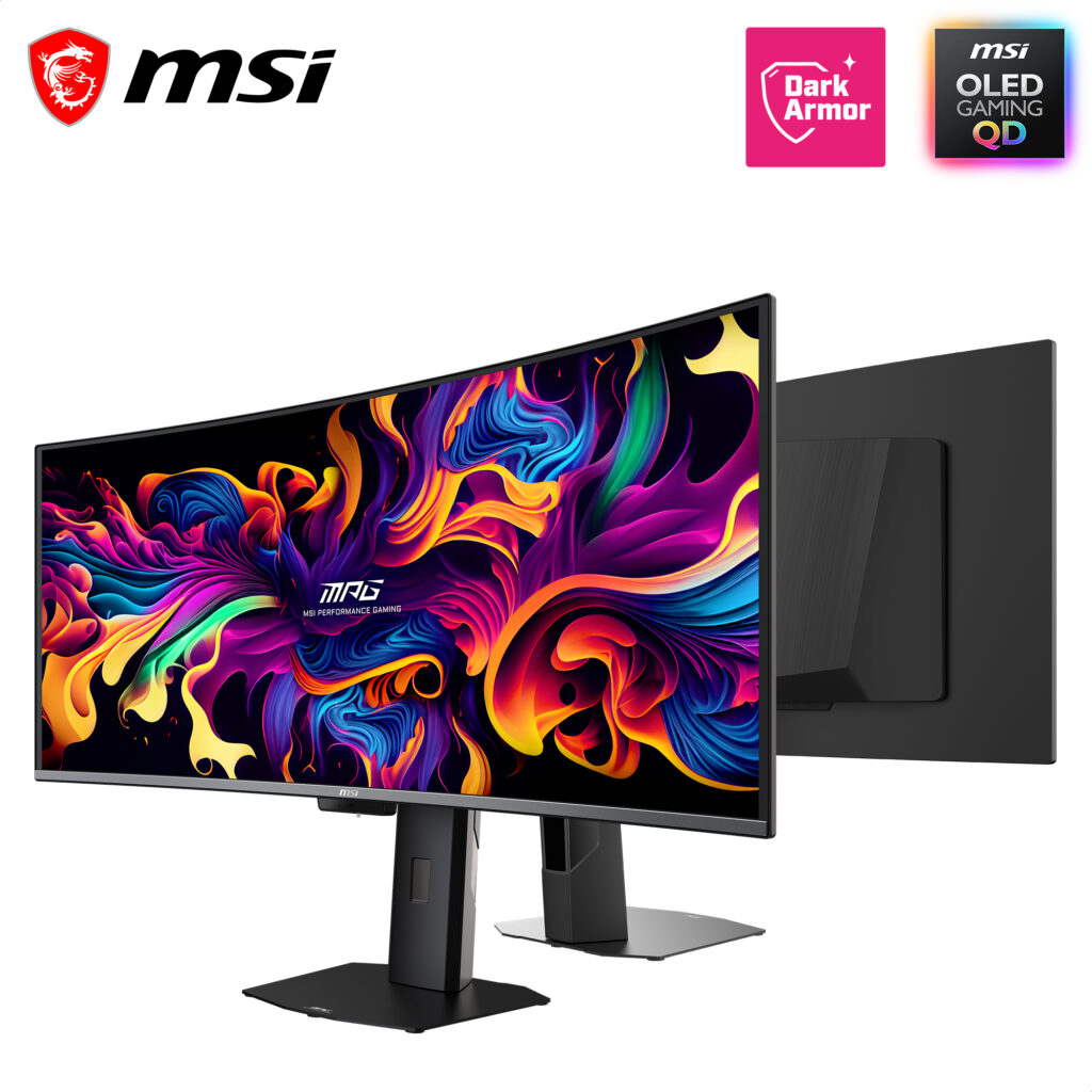 MSI mpg 341cq qd oled x36 has the latest 5th Gen QD-OLED screen and Dark Armour Film to delivery high quality image performance | Largest Tech Show In Singapore | IT SHOW 2026