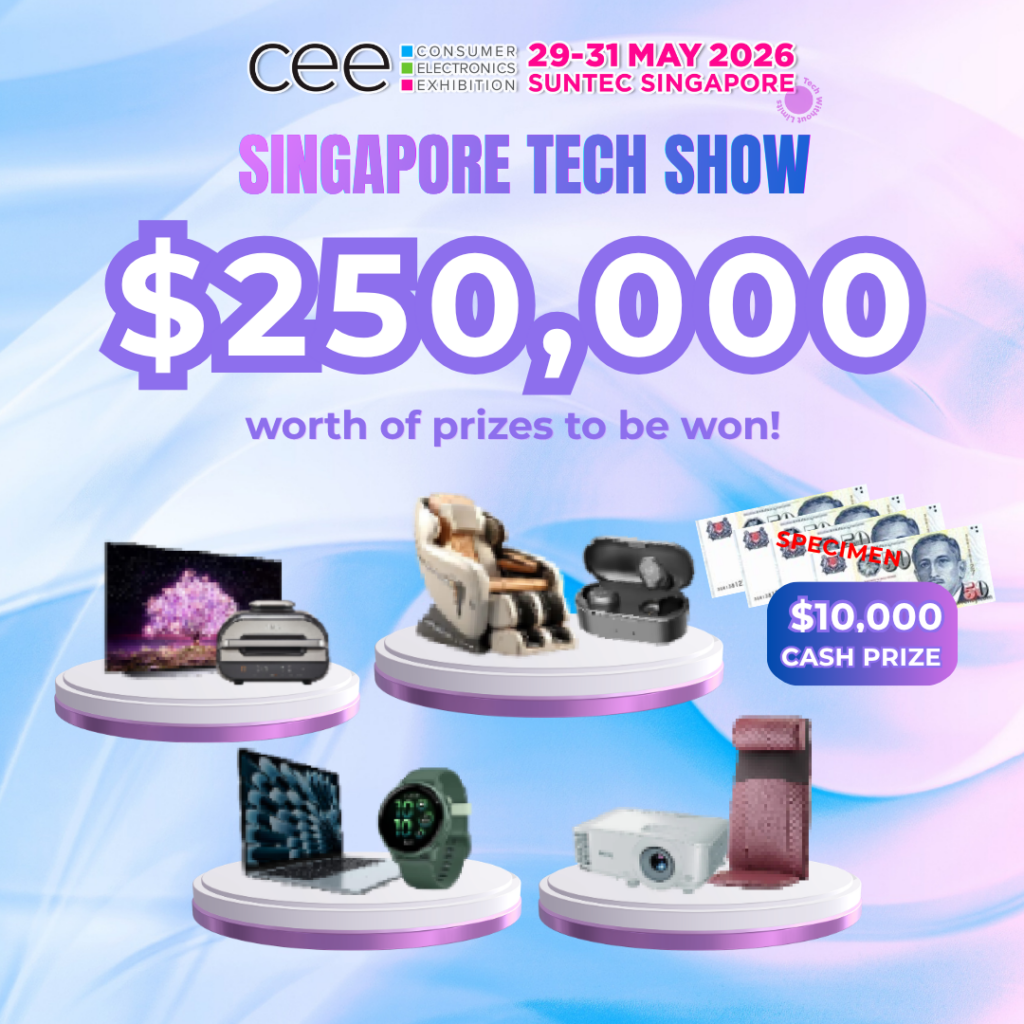 Lucky Draw at CEE tech show 2026 | Up to $250,000 worth of prizes to be won | $10,000 cash prizes to be won